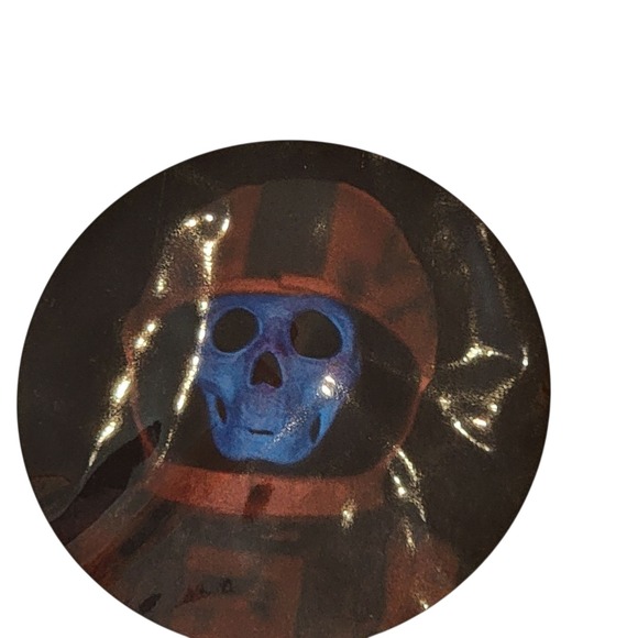 Zombie Skeleton Astronaut Costume Helmet Kids Space Suit Glow in dark 3 piece - Picture 10 of 11